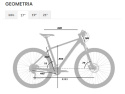 Rower Unibike Optima D 17 bakłażanowy 2022