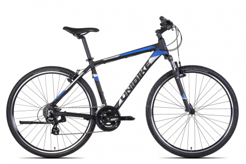 Rower Unibike Prime M 19 czarno niebieski 2022