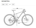 Rower Unibike Optima D 19 tytanowy 2022